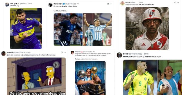 Los mejores memes del triunfo de River ante Racing por la Copa Argentina: Maxi Salas, Maravilla Martínez y los cambios de Gallardo