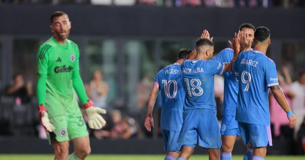 Con una actuación colosal de Messi, Inter Miami venció 4-1 al New England Revolution por la MLS