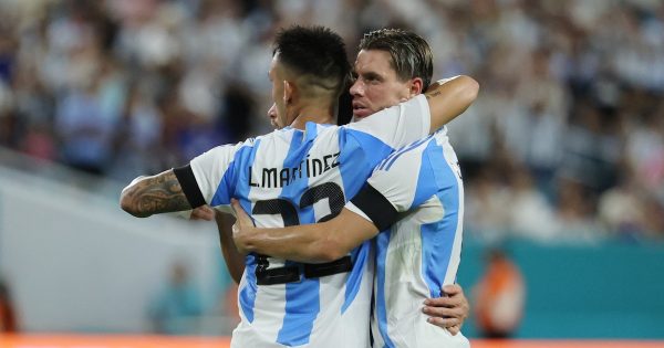 Sin Messi, Argentina venció 1-0 a Venezuela en su primer amistoso de la gira por Estados Unidos
