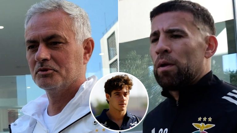 Los jugadores del Benfica eligieron a sus candidatos para campeón de la Fórmula 1: la respuesta de Otamendi sobre Colapinto