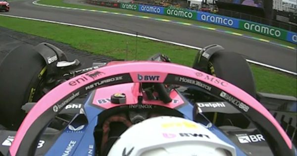 El despiste de Franco Colapinto que lo dejó afuera de carrera en la Sprint del Gran Premio de San Pablo de Brasil