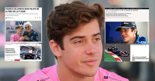 Las repercusiones en los medios del mundo tras el anuncio de Colapinto en Alpine: “Ha hecho méritos suficientes para ganarse esta oportunidad”