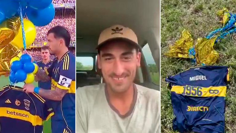 Habló el productor rural de un pueblo uruguayo que encontró la camiseta de Boca en homenaje a Russo: dónde la halló y qué hará con ella