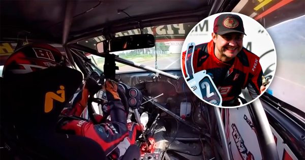 Se le rompió la dirección en plena carrera y manejó más de 10 vueltas con el volante en el aire: “Fue la locura más grande de mi vida”