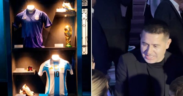 Las reliquias de Messi, el “menú de campeones” y el gesto de Riquelme: las perlitas de la presentación de la camiseta de la Selección