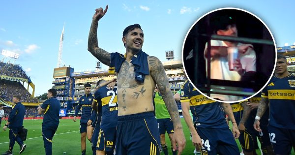 La euforia de Leandro Paredes en una famosa disco tras el triunfo de Boca en el Superclásico: los gestos a un hincha de River