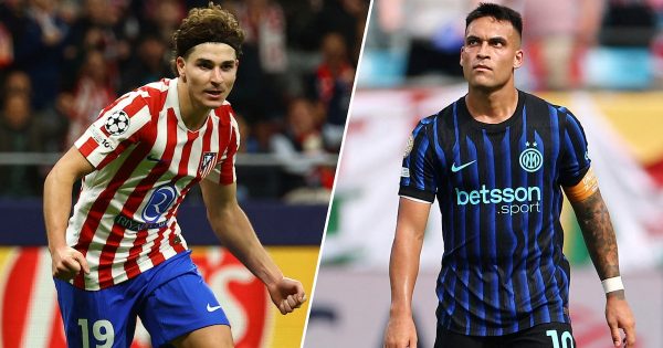 El Atlético de Madrid de Julián Álvarez recibirá al Inter de Lautaro Martínez por la Champions League: la agenda completa